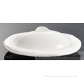super pure plain white personal personalized camping oval bowl